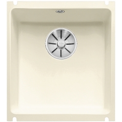 Zlewozmywak Blanco SUBLINE 375-U ceramiczny bez korka automatycznego z korkiem InFino Magnolia Połysk 523 727